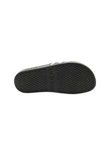 Adidas Claquettes Adilette Aqua Unisex Sandals Black White F35543 - Core Black / Cloud White / Core Black - Xem 5