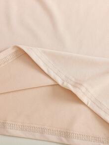 SHEIN Playful Pals 5 قطع تيشيرتات كاجوال طويلة الأكمام بياقة دائرية مناسبة للبنات الصغيرات، مناسبة للربيع والخريف والعطلات والاستخدام اليومي والخروجات والمدرسة، مريحة وجذابة للخريف والشتاء