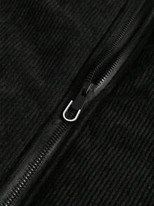 PAVTROS Men's Solid Color Stand Collar Warm Zip-Up Casual Winter Coat