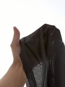 AXEPEAK 男士数码印花网眼宽松短袖T恤套装 - 棕色 - 查看 12