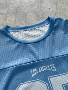 AXEPEAK 男士数码印花网眼宽松短袖T恤套装