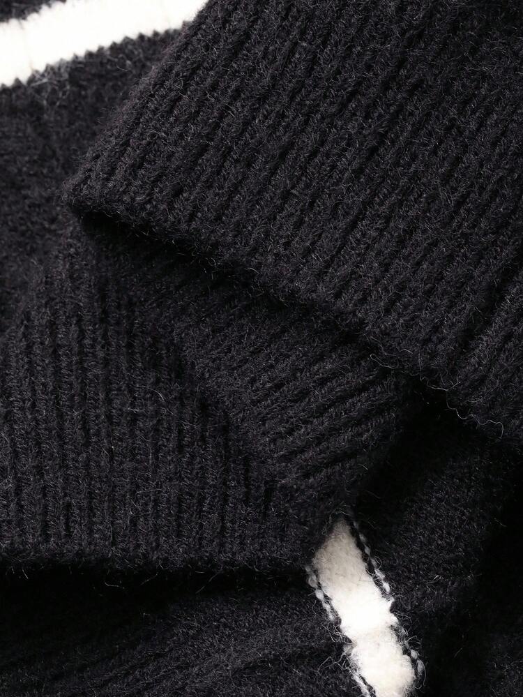 Tween Girls Turtleneck Striped Sweater, Fall