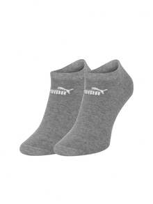 Puma 3 Pack Unisex Sports Socks - Grey - View 2