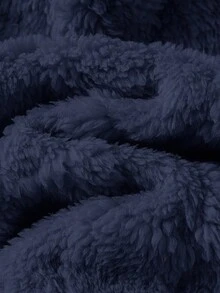 Cozy Pixies Baby Boy Hooded Long Sleeve Jacket Outerwear, Thermal Lined Thick - Navy Blue - View 5