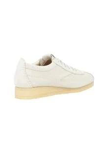 Clarks Wallabee Tor Off White Suede - White - View 4