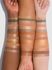 SHEGLAM Paleta Afterglow De 15 Colores Con Brillo Dorado Mate, Sombras De Ojos En Tonos Neutros Y FríOs, Sombras De Ojos Profesionales Suaves Y Duraderas, Maquillaje De Ojos, CosméTicos, Fiesta De Navidad Y Brillos Marca Belleza Maquillaje Maquullaje CosméTica Para Mujeres NiñAs Perfecto Para Invierno Primavera Ideal Para Y2K Elegante Moda Adecuado Para CumpleañOs San ValentíN Regalo Fiesta Listo Mejor Color - Afterglow - Ver 5