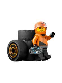 LEGO 60442 F1 Driver With Race Car Building Block Set, Suitable As A Gift - Multicolor - View 5