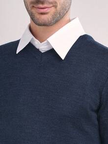 RueChic Męski Długi Rękaw Swetry