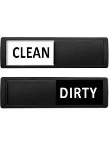 SHEIN 洗碗机磁铁清洁脏污标志，洗碗机清洁脏污标志配件，防刮/超强软磁铁，带可选粘合剂/易于读取和滑动 - 彩色 - 查看 10