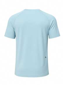 Hugo Boss Men's T-Shirts Blue - Baby Blue - View 5