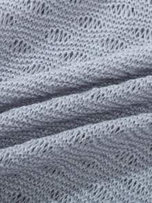 Manfinity Joysei Men's Casual Drawstring Hooded Zip-Up Cardigan, Fall/Winter - Grey - View 4