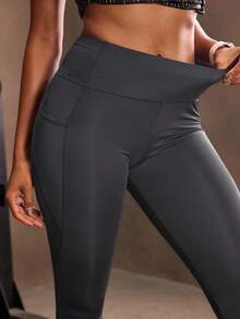 Powerista Wide Waistband Sports Leggings With Phone Pocket Yoga Women Pants