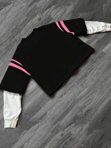 Manfinity Dauomo Best-Selling Two Pieces Style Crew Neck American Vintage Casual Sweatshirt With Simple Portrait Print For Fall And Winter