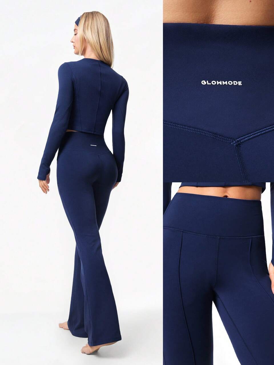 31" FeatherFit™-Warm HeatForm Soft Chill Stretchy High-Rise Waist Front Seam Zipper Side Pockets Leggings Yoga Pilates
