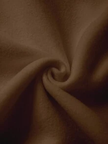 INAWLY 女士雏菊图案拉链连帽卫衣，适合秋季、教师装、返校季、毕业季、日常休闲穿着 - 棕色 - 查看 3