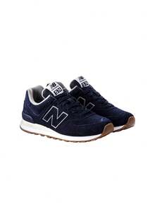 New Balance ML574EPA Solid Color Low-Top Casual Shoes, Fashionable Minimalist Design For Everyday Wear - Navy - View 2
