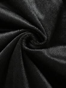 Manfinity Homme 加大码男士长袖休闲拉链连帽夹克，带保暖内衬，秋冬季男士外套拉链科技风夹克，加厚保暖棉质面料，黑色，防水防雨多功能