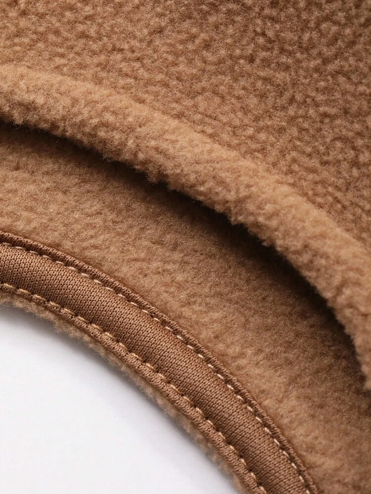 Baby Girl Round Neck Solid Color Cap Sleeve One-Piece Outfit, Korean Style, Autumn/Winter