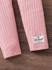 SHEIN Baby Mädchen Herbst/Winter, süßes Cartoon-Muster, Kapuzenpullover mit elastischem Bund und langen Hosen, Set – perfekt für Freizeit, Alltag und Schule im Herbst und Winter, warme und bequeme lange Ärmel, ideal für Freizeit, Alltag und Schule im Herbst und Winter, süße Kleidung, Kinder-Sweatshirt-Set, Mädchenkleidung mit Katzen, Zwillingsmädchenkleidung, passendes Mädchen-Outfit - Verschiedenfarbig - Übersicht 5