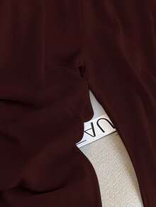 Resyla Women's Casual Loose Fit Sweatpants For Outdoor Sports And Daily Wear - Burgundy - View 3
