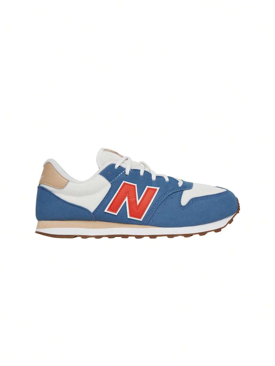 New Balance 500 Sneakers - White Beige Red Blue - View 1