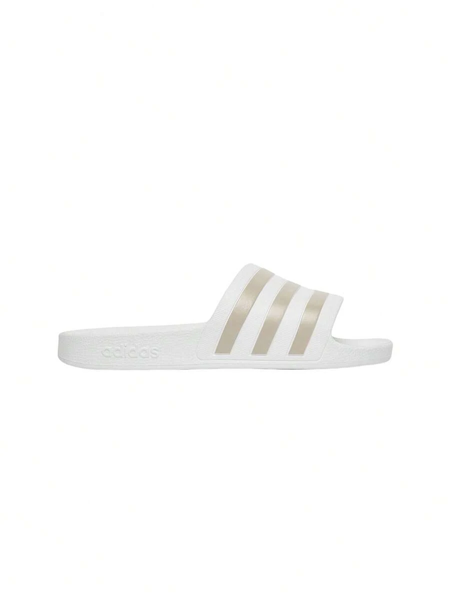 Shower Adilette Unisex Sandals White EF1730 - 白色鉑金金屬色 - 查看 1