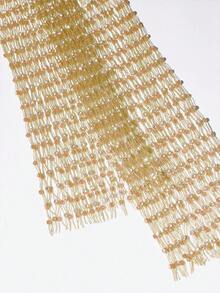 EgrlEra Women's Rhinestone Fishnet Cropped Top, Suitable For Bar, Party, Music Festival