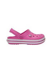 Crocs Crocband Kids Clogs Party Pink CR204537 - Pink - View 1