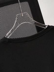 Manfinity LEGND LA Gothic Letter Design Men's Round Neck Casual Short Sleeve T-Shirt - Multicolor - View 4