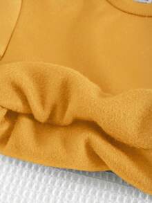 Cozy Pixies 2件套女婴花卉印花针织柔软圆领长袖运动衫和裤子套装