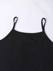 Sparklyn 3pcs/Set Teenage Girls Ombre Striped Flare Sleeve Cover Up, Solid Color Camisole, And Distressed Star Print Wide Leg Jeans Pants, Retro Chic Street Style