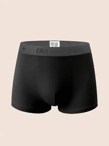 SHEIN paquete de 5 calzoncillos bóxer de unicolor con cintura con letras multicolor para hombres (suaves y cómodos) - Multicolor - Ver 3