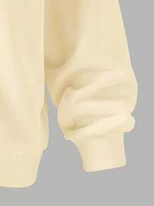 Bộ 2 áo hoodie và quần nỉ cho bé gái tuổi teen, trang phục thường ngày thời trang thu đông, thiết kế họa tiết chuột lang nước dễ thương, áo nỉ cổ tròn tay dài và quần legging, phong cách đa năng - Nhiều màu - Xem 4