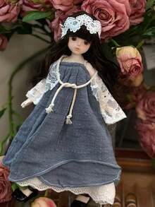 POKOJA LAND 1 Búp bê khớp nối BJD Công chúa SD, da thật, tóc giả tổng hợp, búp bê nghệ thuật sang trọng để mặc, quà tặng sinh nhật, trưng bày, tiệc tùng, Giáng sinh - Nhiều màu - Xem 9