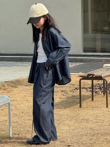 DAZY Tween Girls Daily Casual Denim Set - Blue - View 2