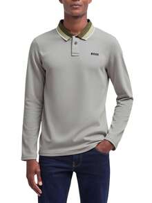 Hugo Boss Men's Polo Shirts Light Grey - Green - View 1