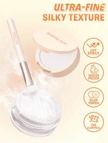 SHEGLAM Insta-Ready Ultra-Fine Sfocatura & Lifting Cipria Fissante Due In Uno-Translucent Marchio Bellezza Trucco Cosmetico Per Donne Ragazze Perfetto Per Autunno Inverno Ideale Per Y2K Elegante Moda Adatto Per Compleanno Natale Presente Festa Pronto Migliore Colore