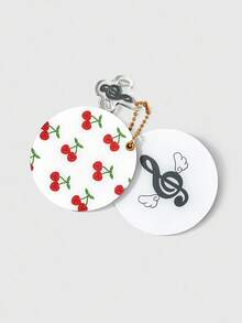 ROMWE Anime Keyrings & Keychains - Light Grey - View 3