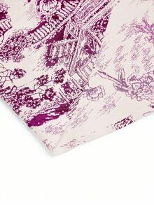 GlowEve Women's Printed A-Line Skirt, Elegant For Vacation, Daily Wear And Commuting - Purple - View 7