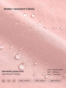 GLOWMODE Vibe Trek 二合一防水翻盖口袋可打包背包夹克秋冬户外徒步慢跑日常运动服 - 粉色 - 查看 4