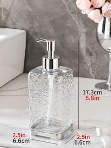 1 件可再填充浴室液体皂/洗发水/爽肤水分配器瓶，沐浴露和化妆品压力泵瓶家居浴室装饰秋季装饰 - 彩色 - 查看 27