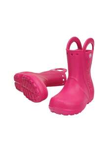 Crocs Handle It Kids Rain Boot Candy Pink CR12803 - Rosa - Ver 4