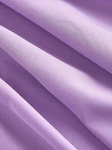 SHEIN MOD Solid Ruched Cami Dress,Pastel Dresses For Women,Lavender Dress