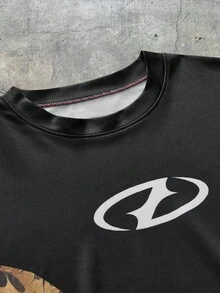 AXEPEAK 男士迷彩印花拼布T恤和裤子套装 - 彩色 - 查看 5