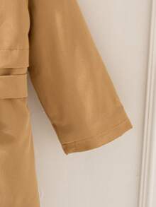 SHEIN Baby Mädchen modische, vielseitige, verstärkte Windjacke, geeignet für Herbst/Winter, Innen/Außen, Schulanfang, Alltag - Verschiedenfarbig - Übersicht 4