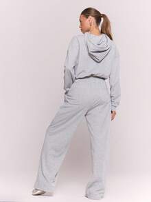 MUSERA Relaxed Fit Zip Through Hooded Jumpsuit Autumn Fall Winter Christmas Cute Cosy