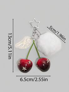 ROMWE Kawaii 包袋饰物 - 紅色 - 查看 2