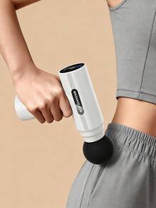 JMMO 1pc Mini Portable Massage Gun LED Multiple Speed Adjustable Fascia Gun, Hand Held Body Back Muscle Massager Extra Long Endurance Fascia Stick Vibrater Massager Massageador,800mAh