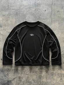 AXEPEAK Men Casual Round Neck Long Sleeve Top And Long Pants 2 Pieces Set, Fall Clothes