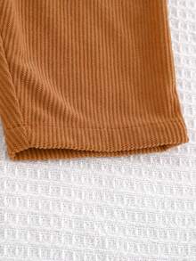 Cozy Pixies Baby Boy Casual Bear Print Jumpsuit, Autumn Baby Teddy Bear Outfit Baby Jumpsuit Bear Brown Baby Boy Outfit Mocha Baby Clothes Brown Baby Boy Jumpsuit - Brown - View 6